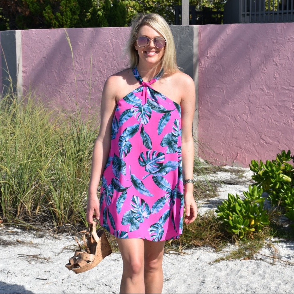 Palm Print Dress!